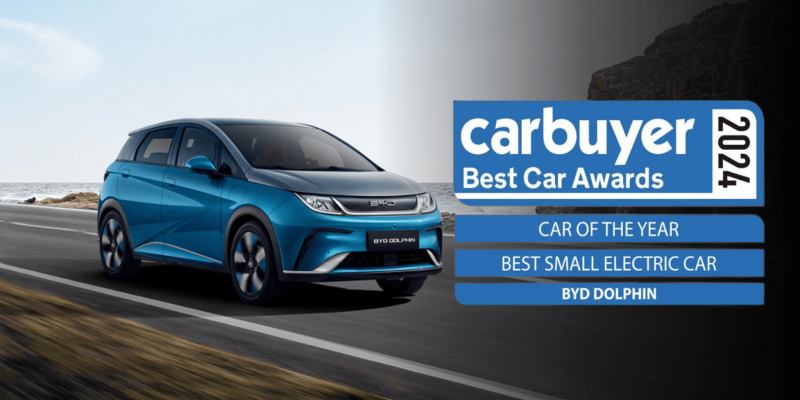 BYD DOLPHIN: 2024 Carbuyer Awards Double Triumph!