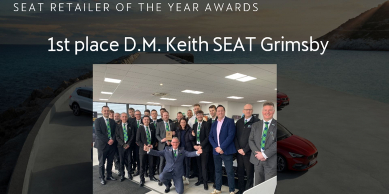 D. M. Keith SEAT Grimsby: Retailer of The Year 2023 